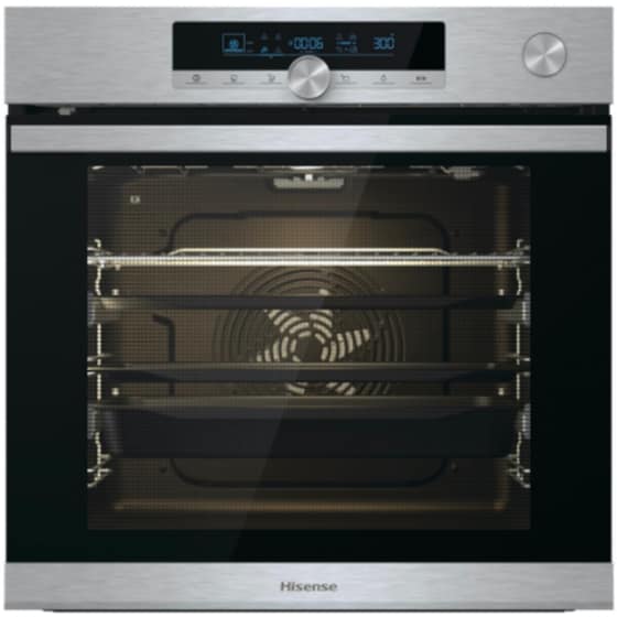 HISENSE BSA66334PX & E6432C 77 Lt Inox Eντοιχιζόμενο Σετ Φούρνος και Εστία image 1