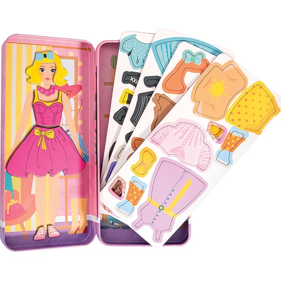 HappiHobbi Magnet Tins City Heroes/ Fashion Girl/ Mermaid Princess Εκπαιδευτικοί Χάρτινοι Μαγνήτες 1 Τμχ - Τυχαία Επιλογή Σχεδίου image 6