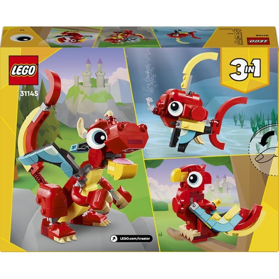 LEGO® Creator 3in1 Red Dragon (31145) image 3