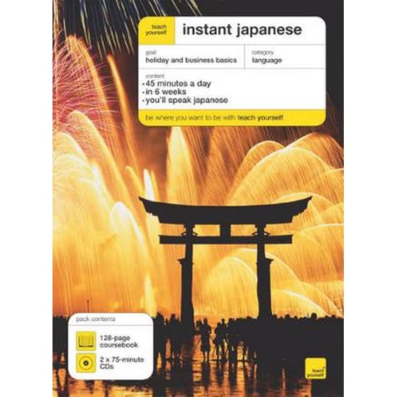 Teach Yourself Instant Japanese Third Edition Book image 0