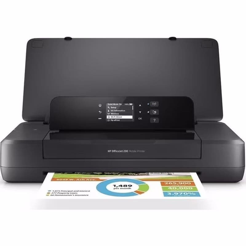 HP HP OfficeJet 200 Έγχρωμος Φορητός Εκτυπωτής Inkjet A4 με WiFi (CZ993A)