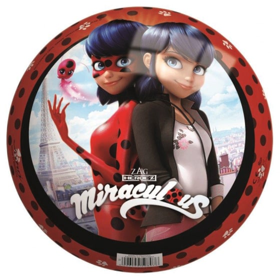 Παιδική Μπάλα Παραλίας John Hellas Miraculous Ladybug - Κόκκινη image 0