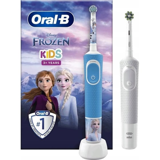 Σετ Ηλεκτρικές Οδοντόβουρτσες ORAL-B Family Edition με D100 Kids Frozen + Vitality Pro D103 image 2