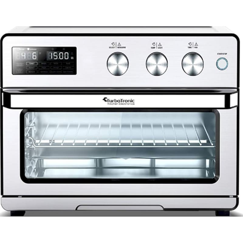 TURBOTRONIC TURBOTRONIC TT-AF32DRD airchef Pro 32 Lt Ασημί Ηλεκτρικό Φουρνάκι