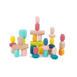 Tooky Toy Ξύλινοι Λίθοι Στοίβαξης (32τεμ.)