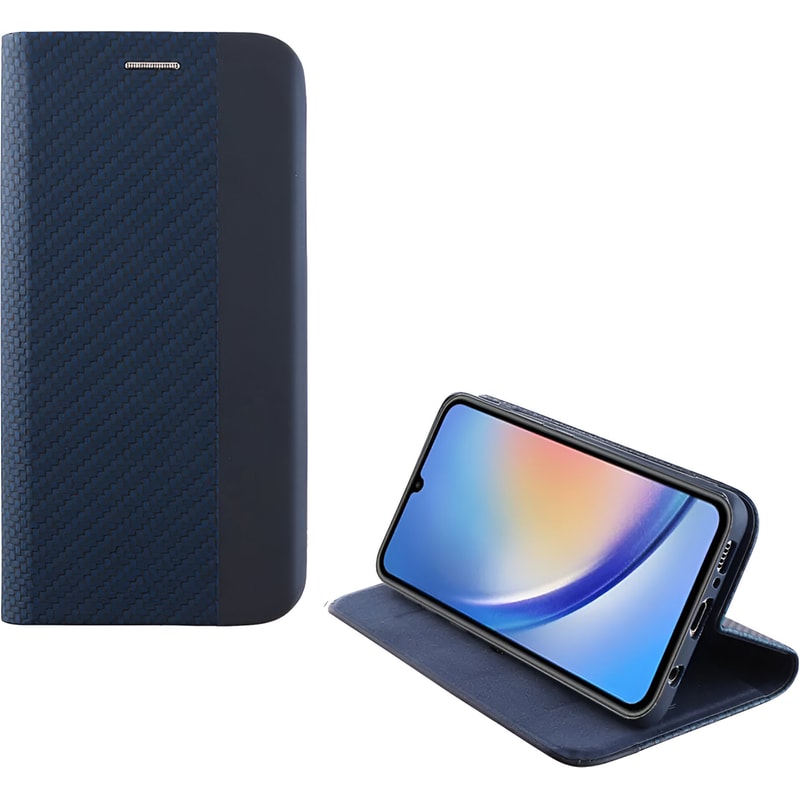 IDOL1991 Θήκη Samsung Galaxy S23 - Idol 1991 Elite Anti-RFID Book Stand - Μπλε