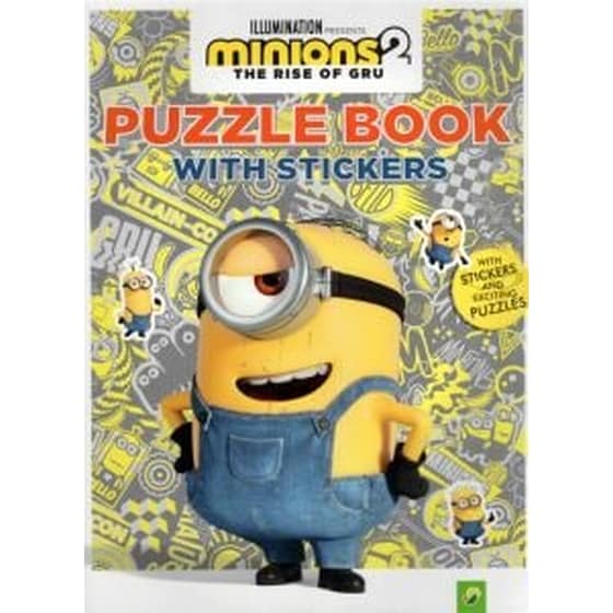 Minions 2 - παζλ βιβλίο με αυτοκόλλητα image 0