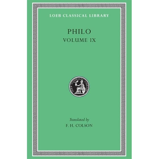 Philo, Volume IX image 0