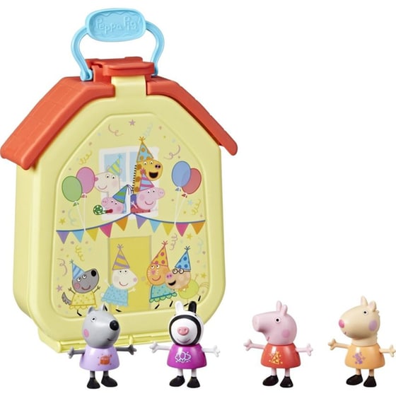 Hasbro Peppa Pig Party Carry Case Θήκη με 4 Φιγούρες (F8888) image 6