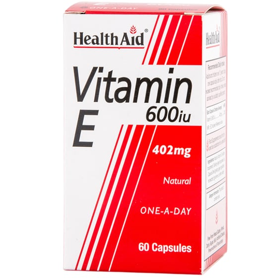 Health Aid Vitamin E 600IU- 60 κάψουλες image 0