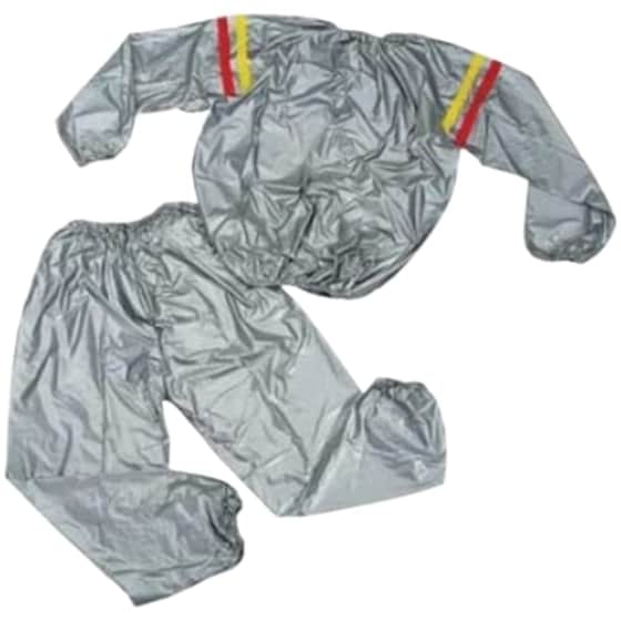 Φόρμα Αδυνατίσματος - Σάουνα Εφίδρωσης Unisex One Size - Ασημί image 0