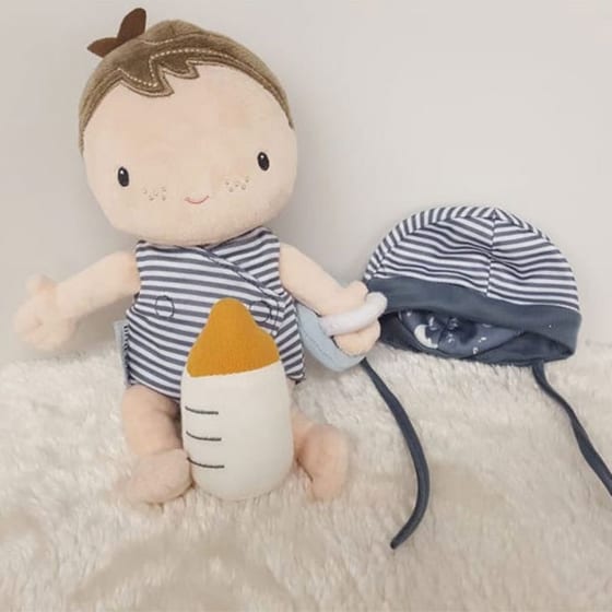 Λούτρινο Κούκλα Little Dutch Jim Μωρό Σε Καλαθούνα image 6
