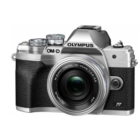 Φωτογραφική Μηχανή Mirrorless Olympus E-M10 IV SLV Kit 14-42mm f/3.5-5.6 - Ασημί image 0