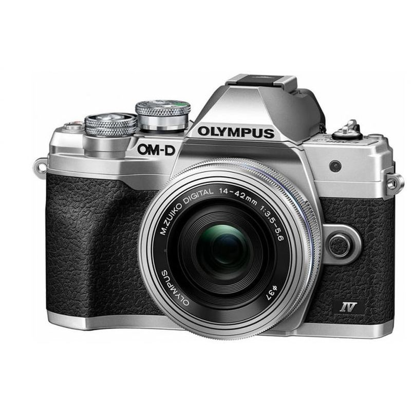Φωτογραφική Μηχανή Mirrorless Olympus E-M10 IV SLV Kit 14-42mm f/3.5-5.6 - Ασημί