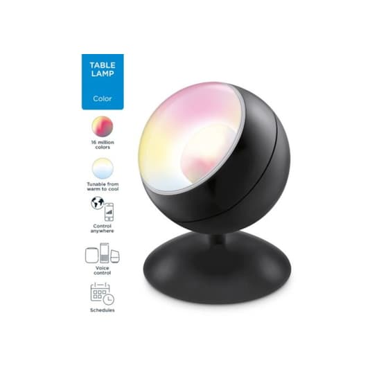 Έξυπνη φορητή Λάμπα WiZ Quest Black Tunable White WiFi image 2
