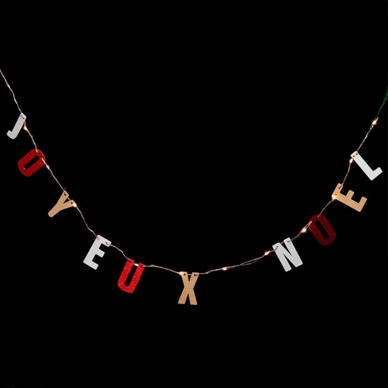 Χριστουγεννιάτικη Γιρλάντα SpitiShop 14 LED Noel image 0