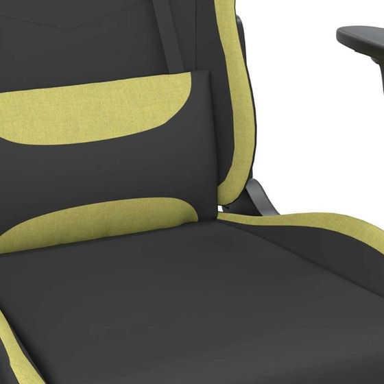 Καρέκλα Gaming VIDAXL 345506 με Υποπόδιο - Μαύρο image 5