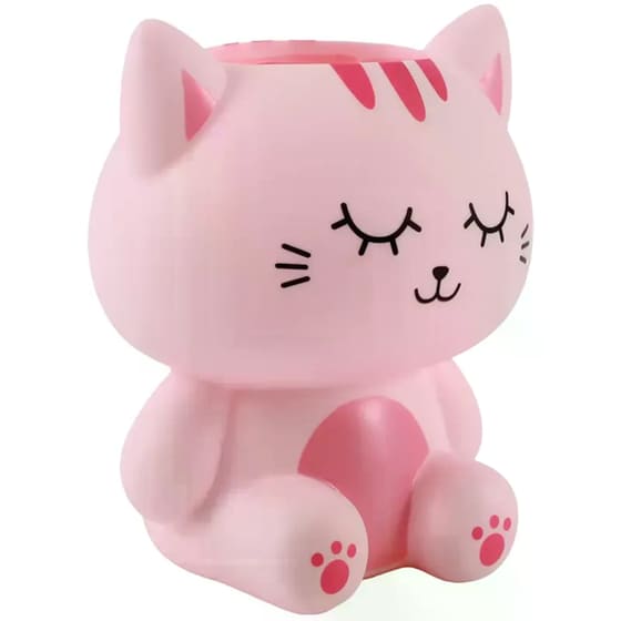 Μολυβοθήκη i-Total Pink cat 11.5cm image 1