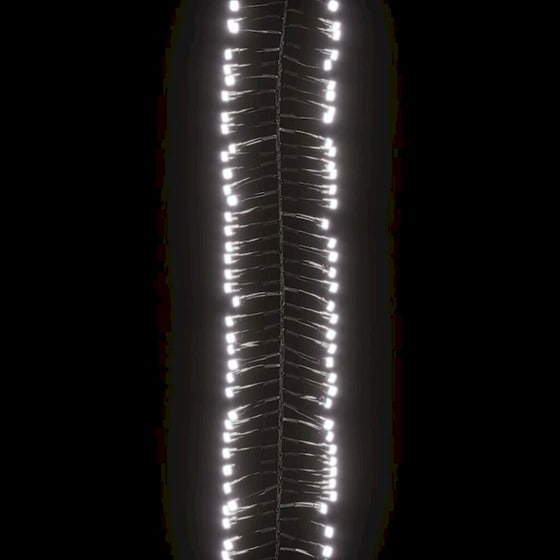 Λάμπακια Cluster Vidaxl Με 1000 LED Από PVC 11m - Ψυχρό Λευκό image 5