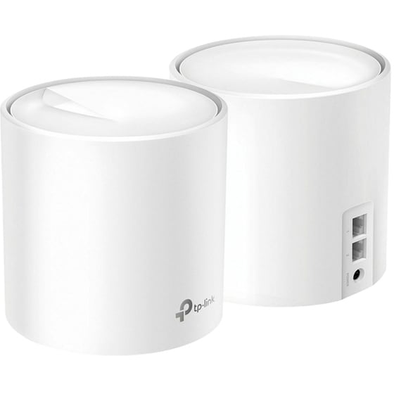 TP-LINK Deco X20 v1 WiFi Mesh Network Access Point Wi‑Fi 6 Dual Band (2.4 & 5GHz) σε Διπλό Kit image 0