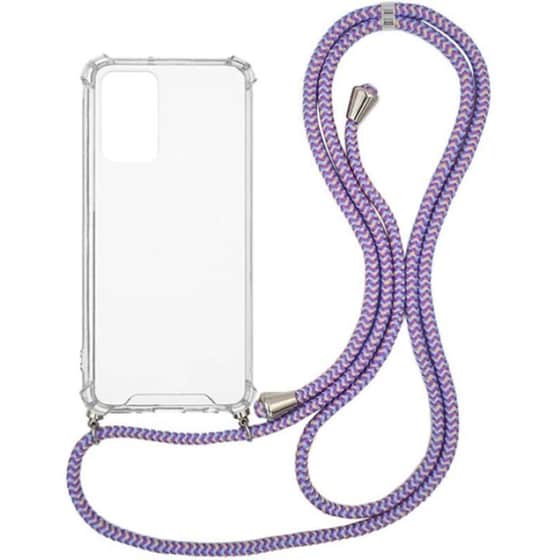Θήκη Xiaomi Redmi Note 11s 5G - Sonique Armor Clear Με Κορδόνι  - Λιλά image 0