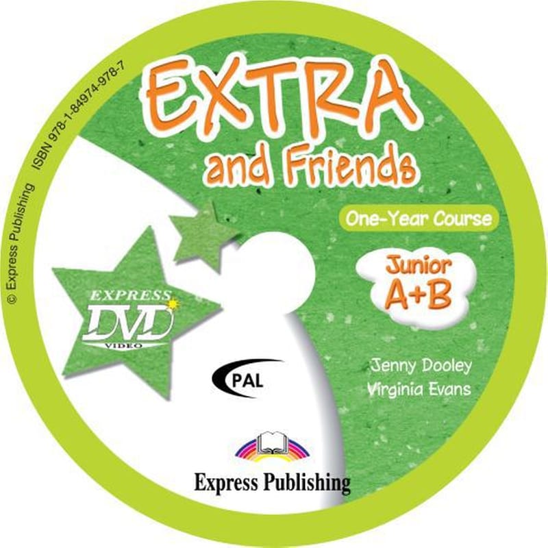 Extra Friends Junior A + B One-Year Course DVD PAL (Greece)