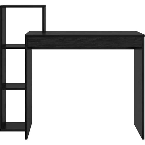 Γραφείο VidaXL από Επεξεργασμένο Ξύλο 100x40x90 cm - Μαύρη Οξιά image 4