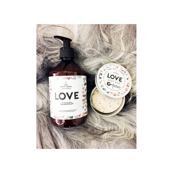 Κρεμοσάπουνο The Gift Label - Love - Κέδρος Καφές 500ml image 2