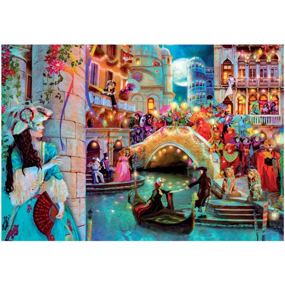 Παζλ Clementoni High Quality Collection Βενετσιάνικο Καρναβάλι (1000 Κομμάτια) image 1