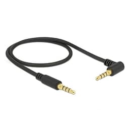 Καλώδιο Ήχου Delock 90° 3.5mm jack male σε 3.5mm jack male - 0.5m
