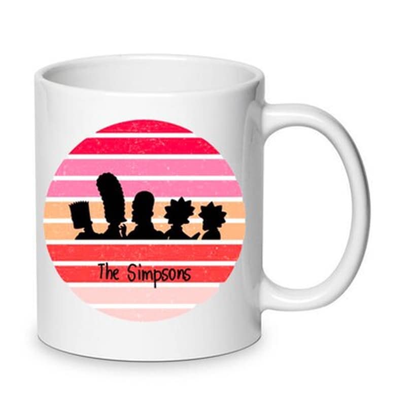 Κούπα The Simpsons Νo7 Κεραμική 330 ml - Λευκό OEM