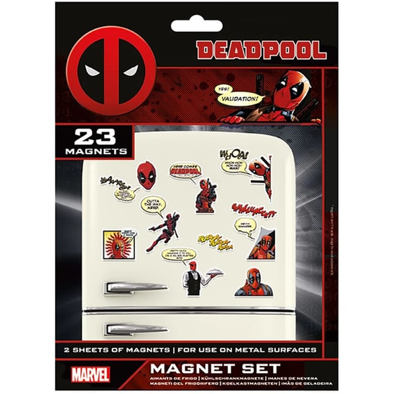 Σετ Μαγνητάκια Pyramid Deadpool 23 Τμχ - Πολύχρωμα image 0