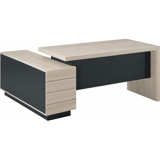 Γραφείο 24Mall Elm 180x80x76cm Sky Grey image 0