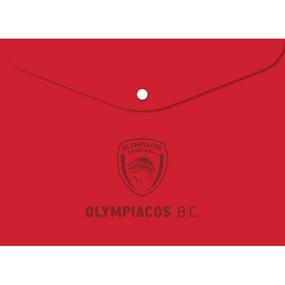 Φάκελος Χάρτινη Πόλη με Κουμπί Κόκκινος Οσφπ Μπάσκετ 5 image 0