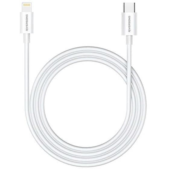 Καλώδιο Riversong CT76W 60W USB-C σε USB-C - Λευκό image 1