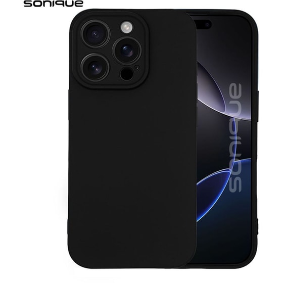 Θήκη Σιλικόνης My Colors Sonique Apple Iphone 16 Pro Max Μαύρο image 0