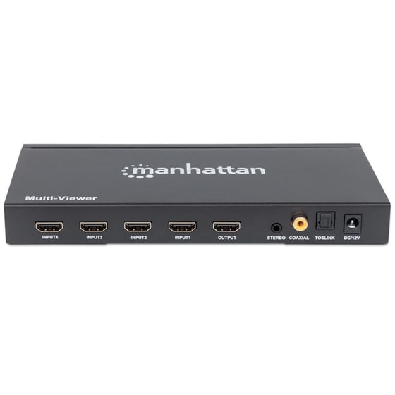 HDMI Switch Manhattan 207881 FHD Multiviewer 4 είσοδοι/1 έξοδος image 0