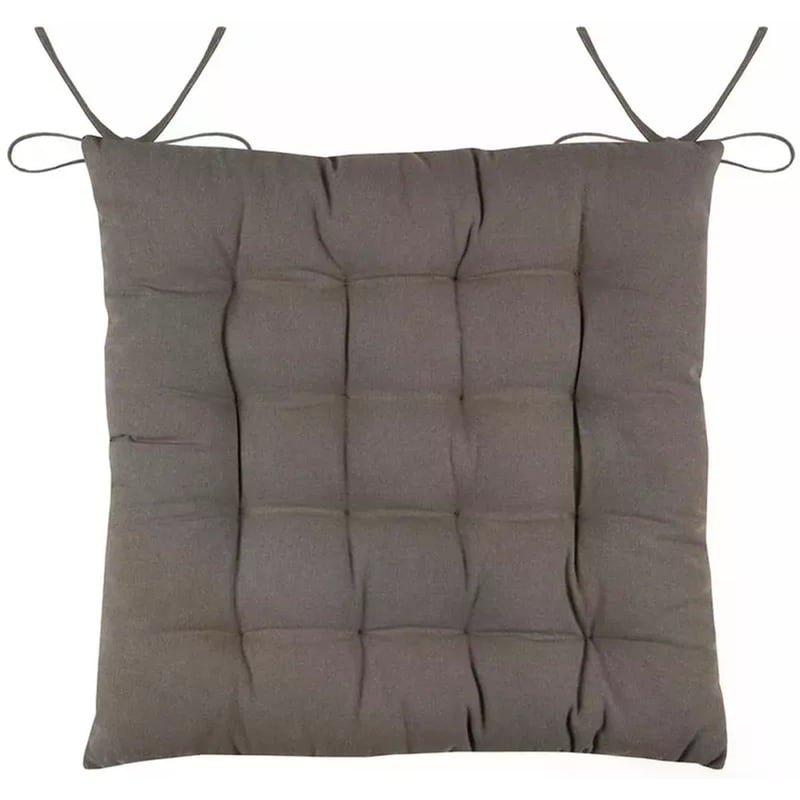 Μαξιλάρι Καρέκλας Spitishop Βαμβάκι 38x38cm - Καφέ