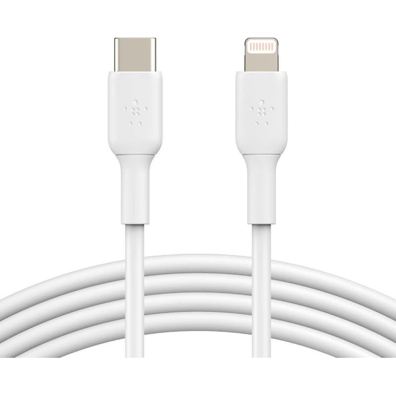 Καλώδιο δεδομένων Belkin Usb-C to Lightning 1m - White