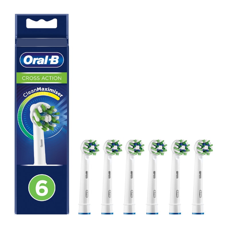 ORAL-B Ανταλλακτικές Κεφαλές ORAL-B Cross Action 6 Τεμ