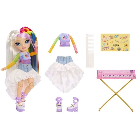 Κούκλα Rainbow High MGA Entrertainment Junior High Rock Party Amaya image 2