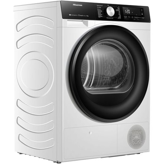 HISENSE DH3S802BW2 8 kg με Αντλία Θερμότητας Λευκό με WiFi Στεγνωτήριο Ρούχων image 3