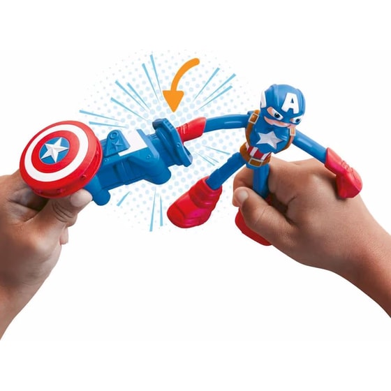 Hasbro Play-Doh Marvel Spiderman/ Black Panther/ Captain America 3 Σχέδια 2 Τμχ - Τυχαία Επιλογή Σχεδίου (G0333) image 9