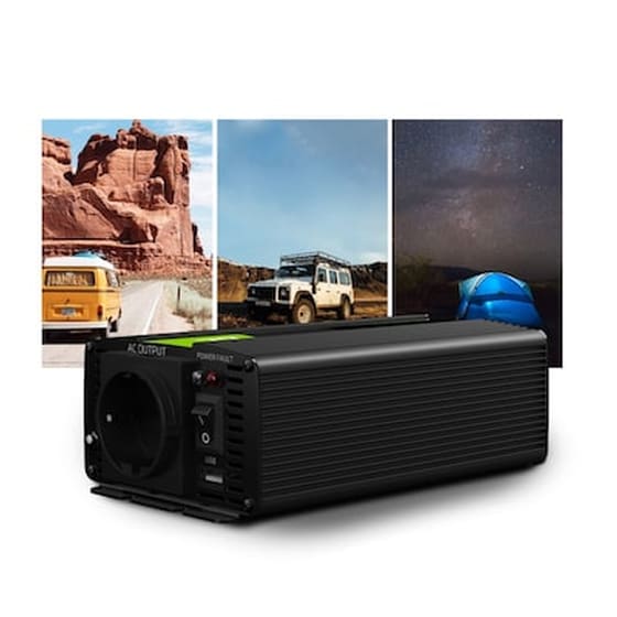 Μετατροπέας - Inverter Ισχύος Αυτοκινήτου 12 V Σε 230 V 150  300 W Green Cell Inv06 image 4