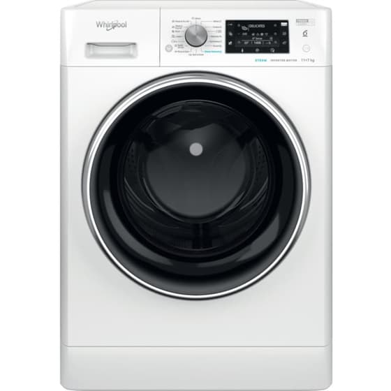 WHIRLPOOL FFWDD 1176258 BCV EE 11kg/7kg 1.600 Στροφές Λευκό Πλυντήριο Στεγνωτήριο image 0
