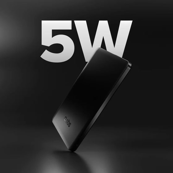 Powerbank 3000 mAh Magnetic with 5W Wireless Charging Compatible with MagSafe image 1