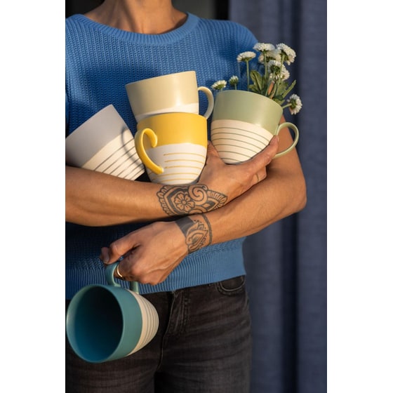 Κούπα Tranquillo Πήλινη 500 ml - Εκρού image 1