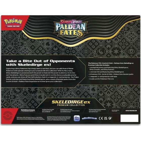 Pokémon TCG: Scarlet & Violet - Paldean Fates Skeledirge ex Premium Collection (Pokemon USA) image 4