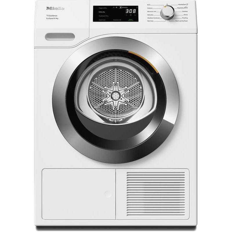 MIELE MIELE TEH795WP EcoSpeed 9 kg με Αντλία Θερμότητας Λευκό Στεγνωτήριο Ρούχων