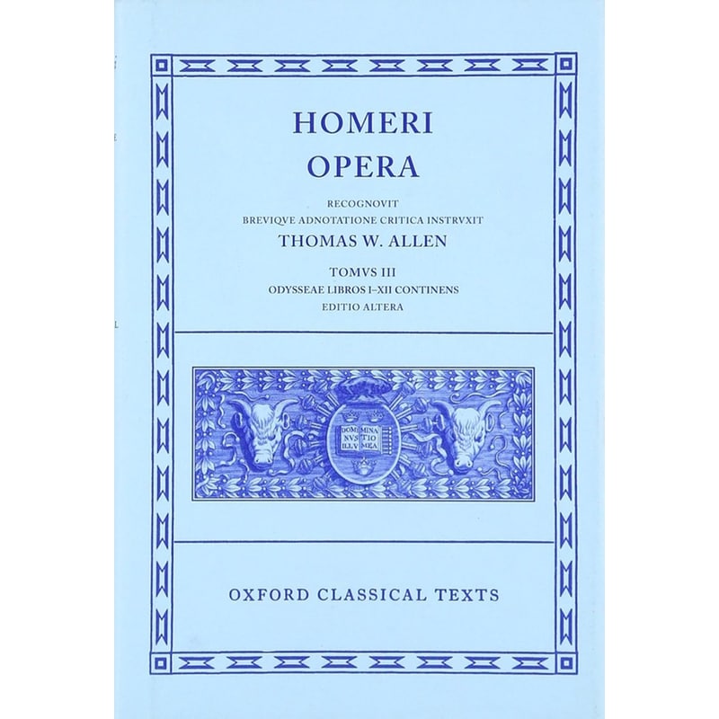 Homer Vol. III. Odyssey (Books I-XII)